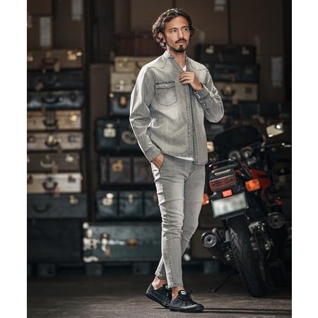 wjk reluxe 【wjk reluxe】tight knit denim tapered easy pants 