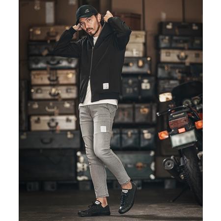 wjk reluxe 【wjk reluxe】tight knit denim tapered easy pants 