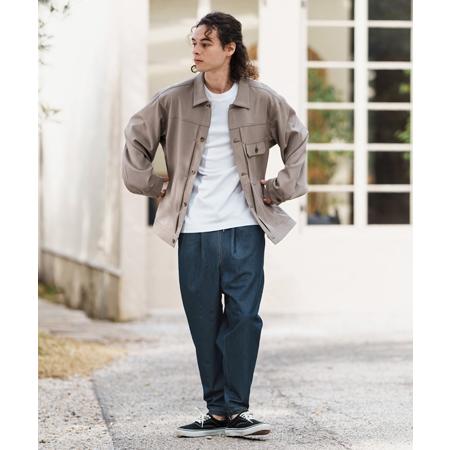 【CAMBIO(カンビオ)】Deformed Silhouette Stretch Ripstop Like Denim Pants デニムパンツ(MIU-251-039) | CAMBIO | 15