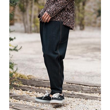 【CAMBIO(カンビオ)】Deformed Silhouette Stretch Ripstop Like Denim Pants デニムパンツ(MIU-251-039) | CAMBIO | 07