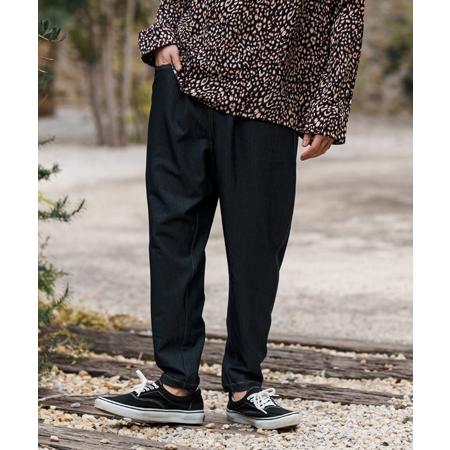 【CAMBIO(カンビオ)】Deformed Silhouette Stretch Ripstop Like Denim Pants デニムパンツ(MIU-251-039) | CAMBIO | 08