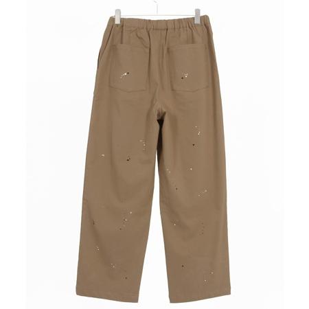 CAMBIO（カンビオ） 【】Stretch Back Satin Wide Baker Pants