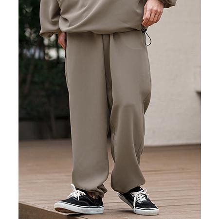 CAMBIO(カンビオ)】裾絞りワイドシルエットイージーパンツ CAMBIO 