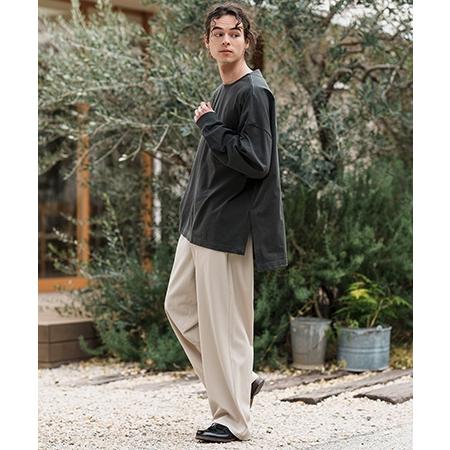 CAMBIO（カンビオ） 【】Seersucker Wide Straight Pants ワイド