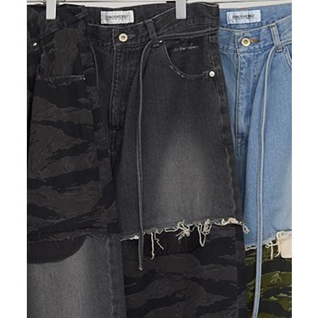 【DISCOVERED(ディスカバード)】LAYERED ARMY DENIM PANTS パンツ(DC-AW25-PT-06) | DISCOVERED | 06