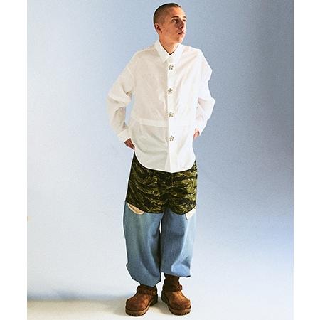 【DISCOVERED(ディスカバード)】LAYERED ARMY DENIM PANTS パンツ(DC-AW25-PT-06) | DISCOVERED | 08