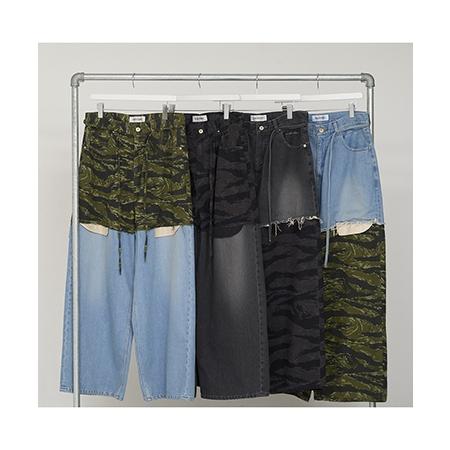【DISCOVERED(ディスカバード)】LAYERED ARMY DENIM PANTS パンツ(DC-AW25-PT-06) | DISCOVERED | 12