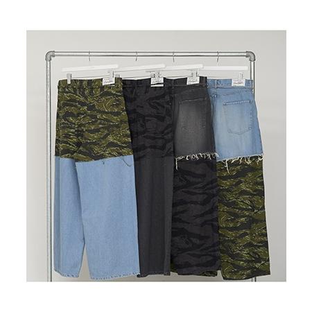 【DISCOVERED(ディスカバード)】LAYERED ARMY DENIM PANTS パンツ(DC-AW25-PT-06) | DISCOVERED | 13
