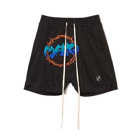 MAYO(メイヨー)】MAYO THORNS EMBROIDERY GAME SHORTS ショートパンツ