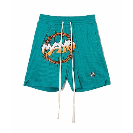 MAYO(メイヨー)】MAYO THORNS EMBROIDERY GAME SHORTS ショートパンツ