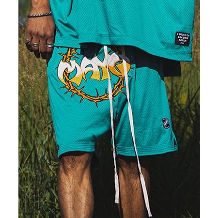 MAYO(メイヨー)】MAYO THORNS EMBROIDERY GAME SHORTS ショートパンツ