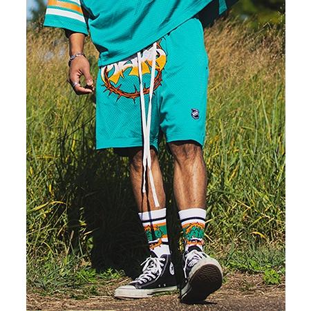 MAYO(メイヨー)】MAYO THORNS EMBROIDERY GAME SHORTS ショートパンツ