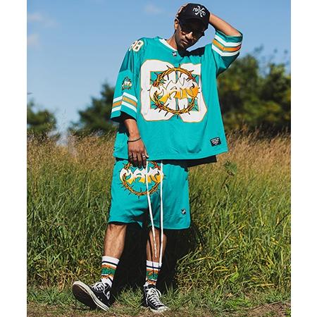 MAYO(メイヨー)】MAYO THORNS EMBROIDERY GAME SHORTS ショートパンツ