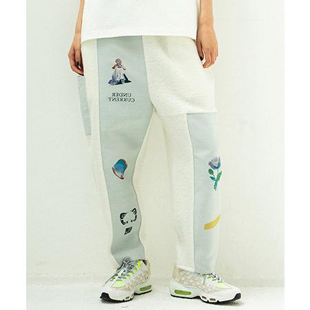 【STOF(ストフ)】FLAGMENTS MIX DAYOFF PANT ワイドパンツ(SF25AW-18) | STOF