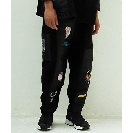 【STOF(ストフ)】FLAGMENTS MIX DAYOFF PANT ワイドパンツ(SF25AW-18) | STOF | 03