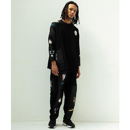 【STOF(ストフ)】FLAGMENTS MIX DAYOFF PANT ワイドパンツ(SF25AW-18) | STOF | 09
