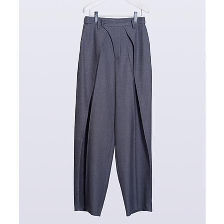 HATRA（ハトラ） 【】Dub Tailored Trousers タックパンツ(BT01-25fw