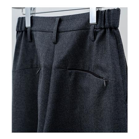 HATRA（ハトラ） 【】Dub Tailored Trousers タックパンツ(BT01-25fw