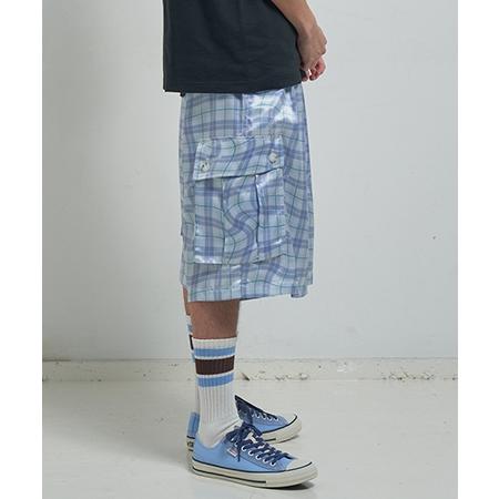 【EFFECTEN(エフェクテン)】 Distorted check wide cargo short pants ワイドカーゴショートパンツ(efite-02) | EFFECTEN | 16