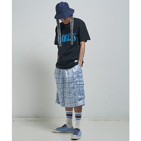 【EFFECTEN(エフェクテン)】 Distorted check wide cargo short pants ワイドカーゴショートパンツ(efite-02) | EFFECTEN | 18