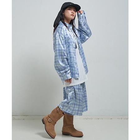 【EFFECTEN(エフェクテン)】 Distorted check wide cargo short pants ワイドカーゴショートパンツ(efite-02) | EFFECTEN | 22