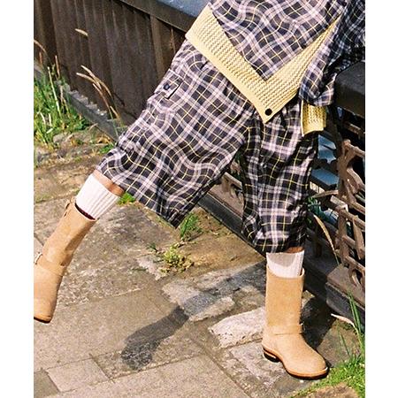 【EFFECTEN(エフェクテン)】 Distorted check wide cargo short pants ワイドカーゴショートパンツ(efite-02) | EFFECTEN | 04