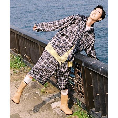 【EFFECTEN(エフェクテン)】 Distorted check wide cargo short pants ワイドカーゴショートパンツ(efite-02) | EFFECTEN | 05