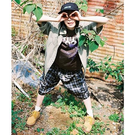 【EFFECTEN(エフェクテン)】 Distorted check wide cargo short pants ワイドカーゴショートパンツ(efite-02) | EFFECTEN | 07