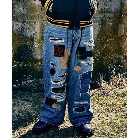 【glamb(グラム)】Mid Century Unplugged Denim ミッドセンチュリーアンプラグドデニム パンツ(GB0325-P04) | glamb | 04
