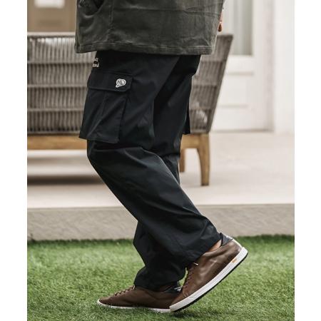 【1minute 1second(ワンミニットワンセカンド)】cargo pants with cursive embroidery カーゴパンツ(1M25A270) | 1minute 1second | 14