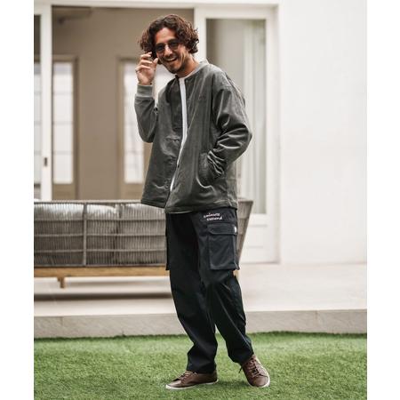 【1minute 1second(ワンミニットワンセカンド)】cargo pants with cursive embroidery カーゴパンツ(1M25A270) | 1minute 1second | 19