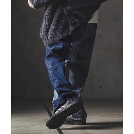 GLIMCLAP 【GLIMCLAP(グリムクラップ)】Denim wide-leg trousers 
