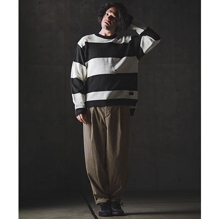 GLIMCLAP 【GLIMCLAP(グリムクラップ)】Balloon wide pants-Wide-wale
