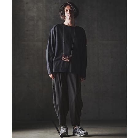 GLIMCLAP 【GLIMCLAP(グリムクラップ)】Balloon wide pants-Wide-wale