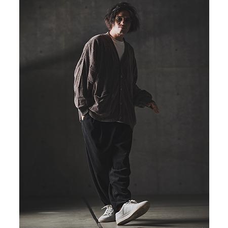 GLIMCLAP 【GLIMCLAP(グリムクラップ)】Balloon wide pants-Wide-wale