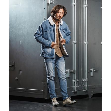 【wjk reluxe】tight tension knit denim skinny pants デニムスキニーパンツ(WR25W-17) | wjk | 18