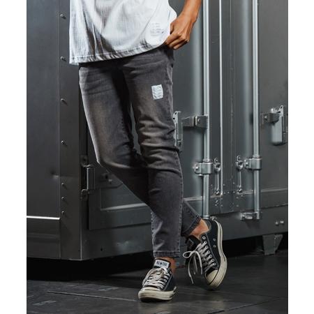 【wjk reluxe】tight tension knit denim skinny pants デニムスキニーパンツ(WR25W-17) | wjk | 21