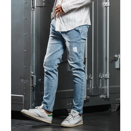 【wjk reluxe】tight tension knit denim skinny pants デニムスキニーパンツ(WR25W-17) | wjk | 06