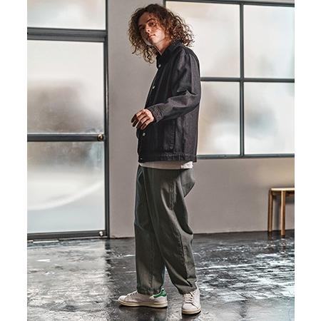 CAMBIO（カンビオ） 【】Denim Stripe Balloon Pants デニムバルーン