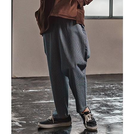 CAMBIO（カンビオ） 【】Denim Stripe Balloon Pants デニムバルーン