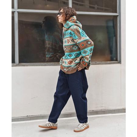 CAMBIO（カンビオ） 【】Fleece Lining Denim Balloon Pants デニム