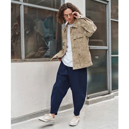 【CAMBIO(カンビオ)】Fleece Lining Denim Curve Pants デニムカーブパンツ(CAM25AW-021) | CAMBIO | 18