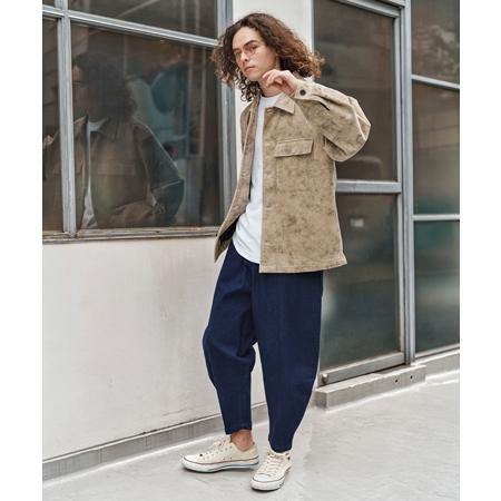 【CAMBIO(カンビオ)】Fleece Lining Denim Curve Pants デニムカーブパンツ(CAM25AW-021) | CAMBIO | 19