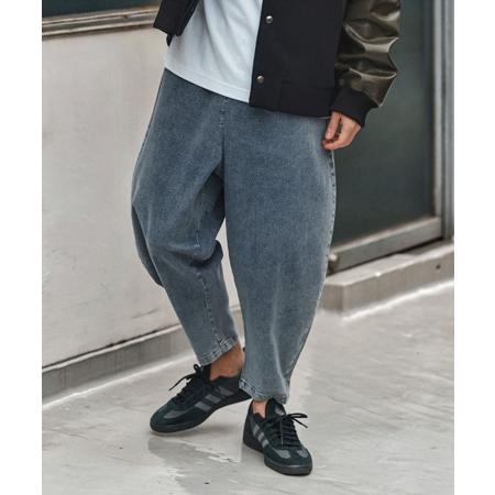 【CAMBIO(カンビオ)】Fleece Lining Denim Curve Pants デニムカーブパンツ(CAM25AW-021) | CAMBIO | 08