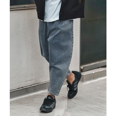 【CAMBIO(カンビオ)】Fleece Lining Denim Curve Pants デニムカーブパンツ(CAM25AW-021) | CAMBIO | 09