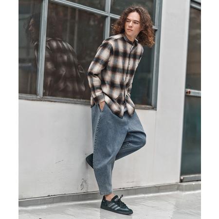 【CAMBIO(カンビオ)】Fleece Lining Denim Curve Pants デニムカーブパンツ(CAM25AW-021) | CAMBIO | 10