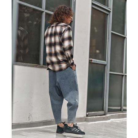 【CAMBIO(カンビオ)】Fleece Lining Denim Curve Pants デニムカーブパンツ(CAM25AW-021) | CAMBIO | 11