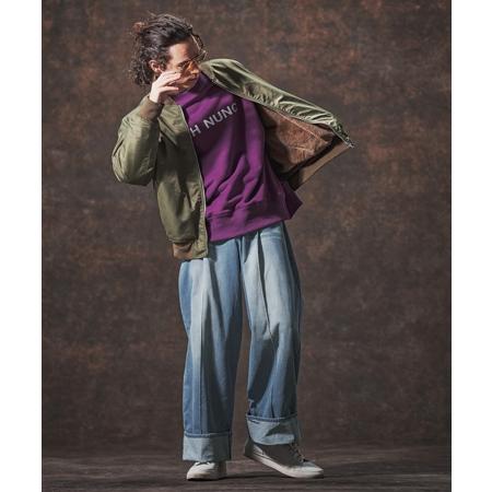 【Jih Nunc(ジーヌンク)】11.5ozデニムロールアップ加工ワイドパンツ(JIH-R1136) | Jih Nunc | 16