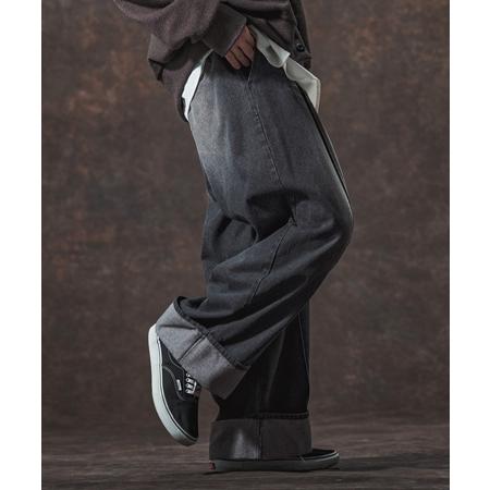 【Jih Nunc(ジーヌンク)】11.5ozデニムロールアップ加工ワイドパンツ(JIH-R1136) | Jih Nunc | 19