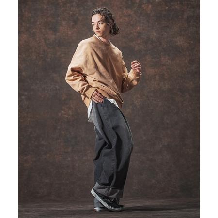 【Jih Nunc(ジーヌンク)】11.5ozデニムロールアップ加工ワイドパンツ(JIH-R1136) | Jih Nunc | 22